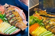 Cách làm cá nướng sa tế cay tê ăn cùng bánh tráng cuốn rau cực đã