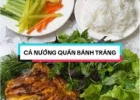 Mẹt cá nướng cuốn bánh tráng đầy ú, nhìn là muốn "xơi" ngay