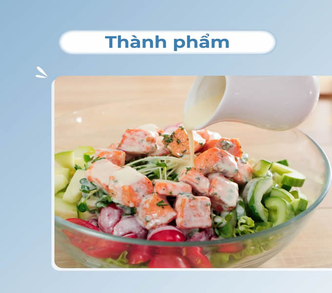 salat-ca-hoi-sot-sua-chua cach-lam-salat-ca-hoi-so-sua-chua-hap-dan