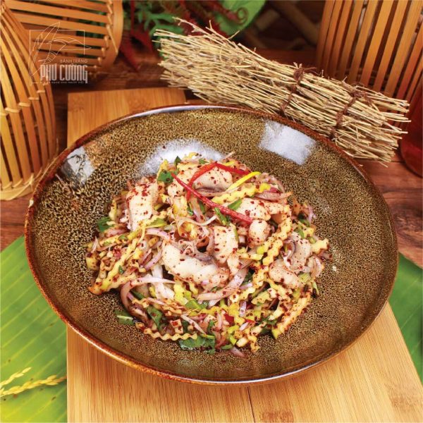 La-mieng-voi-nom-ca-chep-gion-thom-ngon Cach-lam-nom-ca-chep-gion-thanh-mat-hap-dan