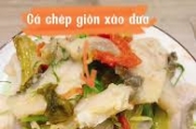 Cách làm cá chép giòn xào dưa chua đậm đà, đưa cơm